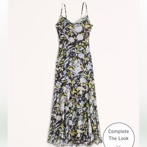 Cowl Neck Maxi Dress size small petite. NWT.